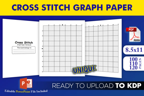 Cross Stitch Graph Paper KDP Interior Review