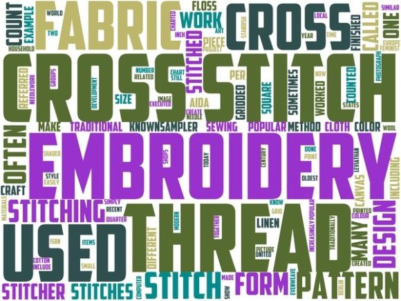 Cross Stitch Wordart Background Review