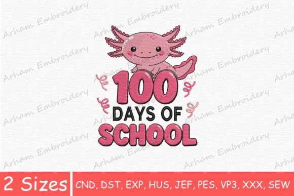 Review: 100 Days of School Axolotl for Craft Fairs